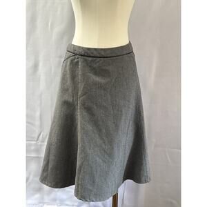 Women’s 89th & Madison Grey Pleated Midi Skirt Sz 14